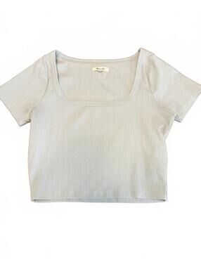 Madewell Square Neck Sleekhold Crop Top